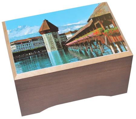 Nr.100-01-20 Kapellbrücke Luzern Braun Matt